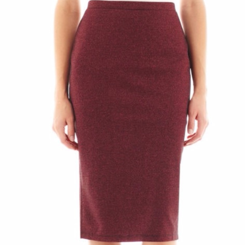 I 🖤 Ronson Metallic Midi Skirt Size L, XL